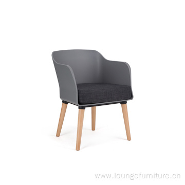 Simple design Upholstered seat arm fabric leisure chair